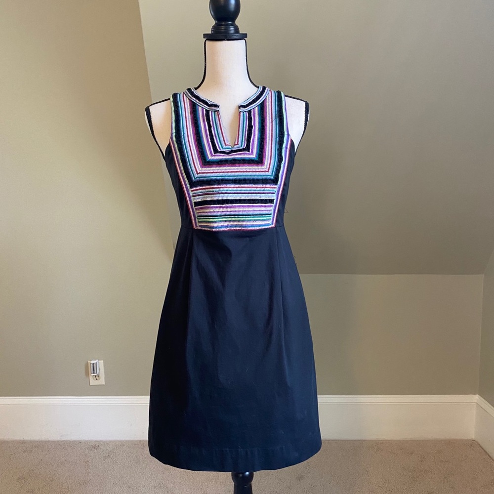 Shoshanna summer multi-colored dress